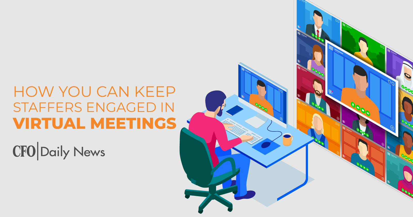how you can keep staffers engaged in virtual meetings