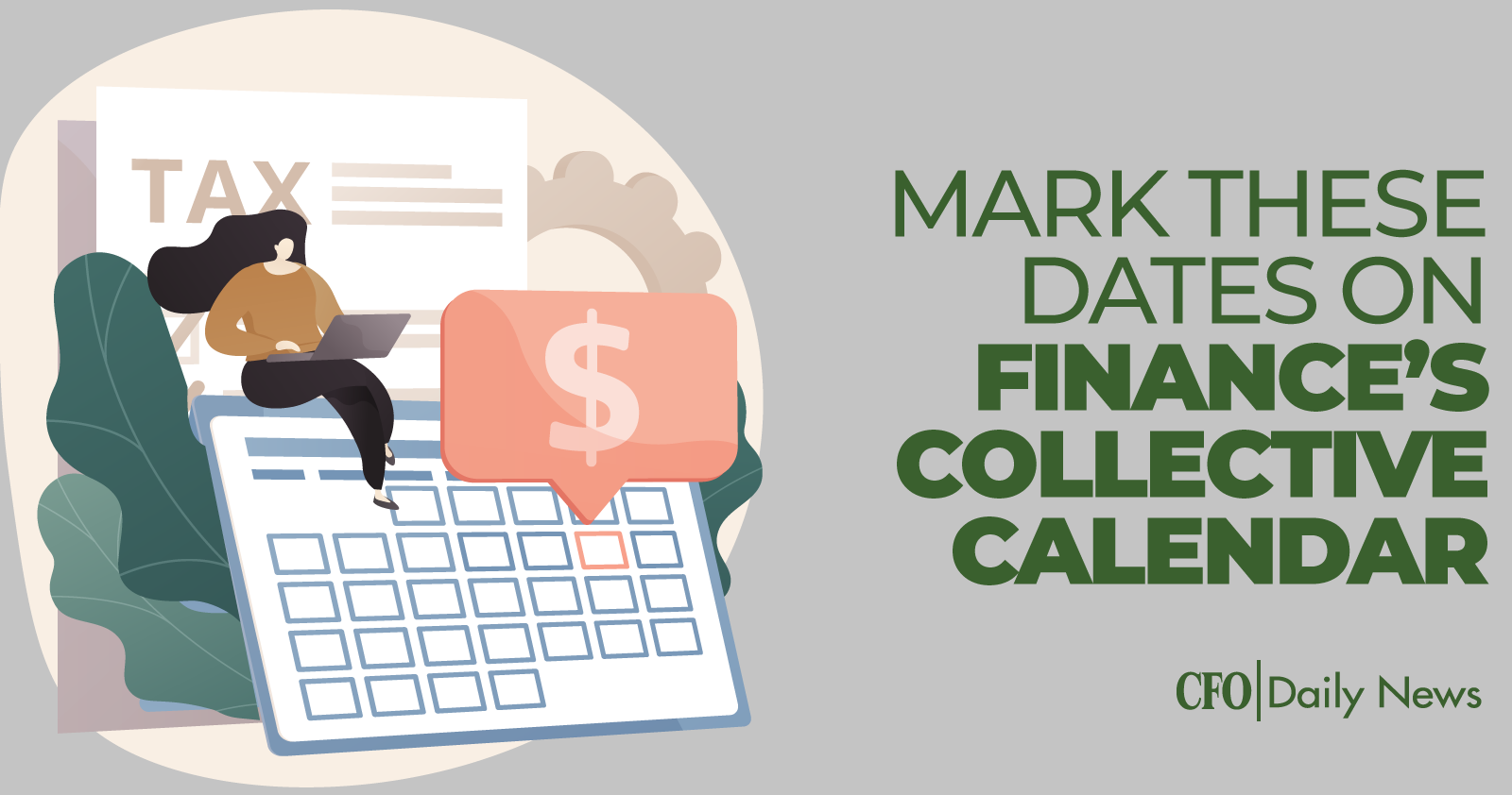 mark these dates on finances collective calendar