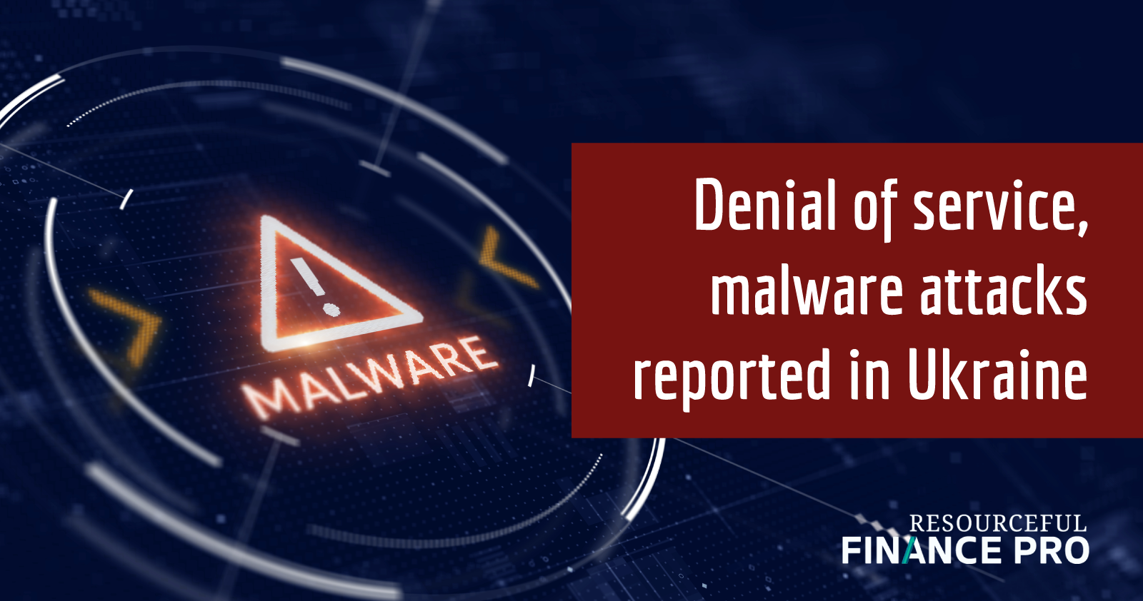denial of service malware attacks reported in ukraine